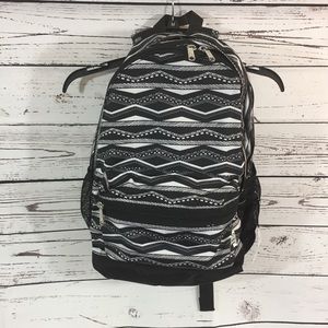 Black White Campus Backpack Pink Victorias Secret